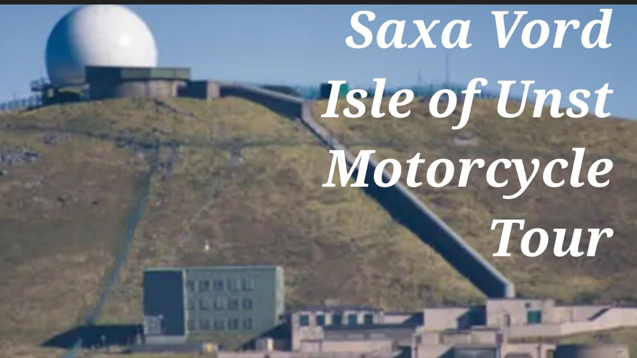 Saxa Vord Isle of Unst most northerly point UK. Roads less travelled to Radar Station by motorcycle.