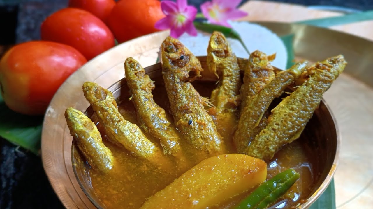 বোরোলি মাছের ঝোল( bengali authentic fish curry with boroli fish) easy and healthy fish recipe.