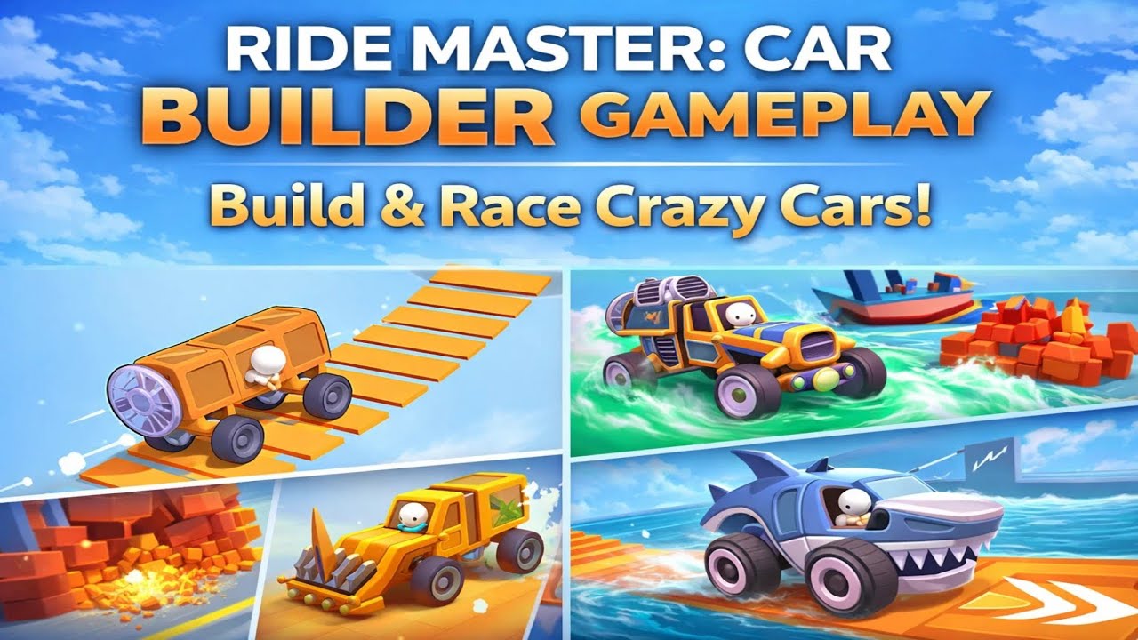 Ride Master: Car Builder Game Gameplay | Build & Race Custom Cars 🚗
