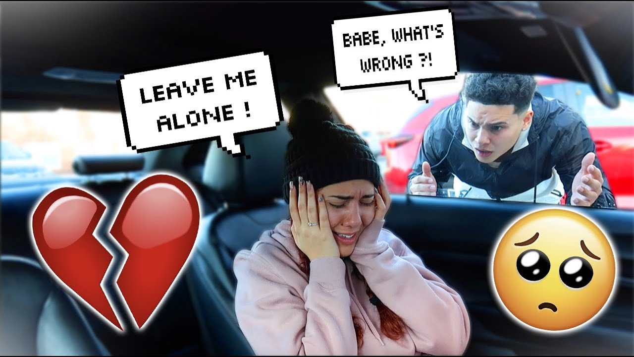 CRYING IN THE CAR WITH THE DOORS LOCKED! *PRANK ON BOYFRIEND*
