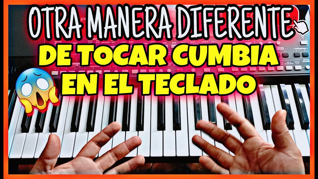 OTRA FORMA DE TOCAR CUMBIA EN EL TECLADO 🤯 increible