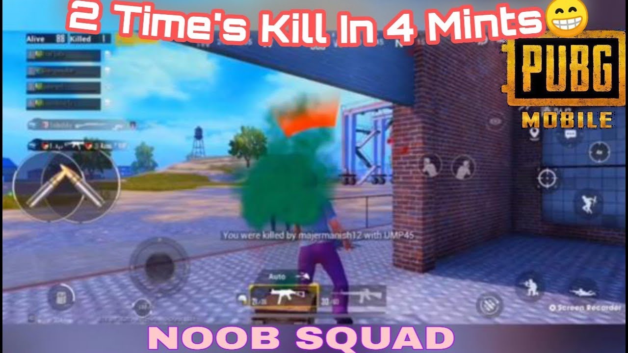PUBG mobile | 2 times kill in just 4 min | funny game play2020