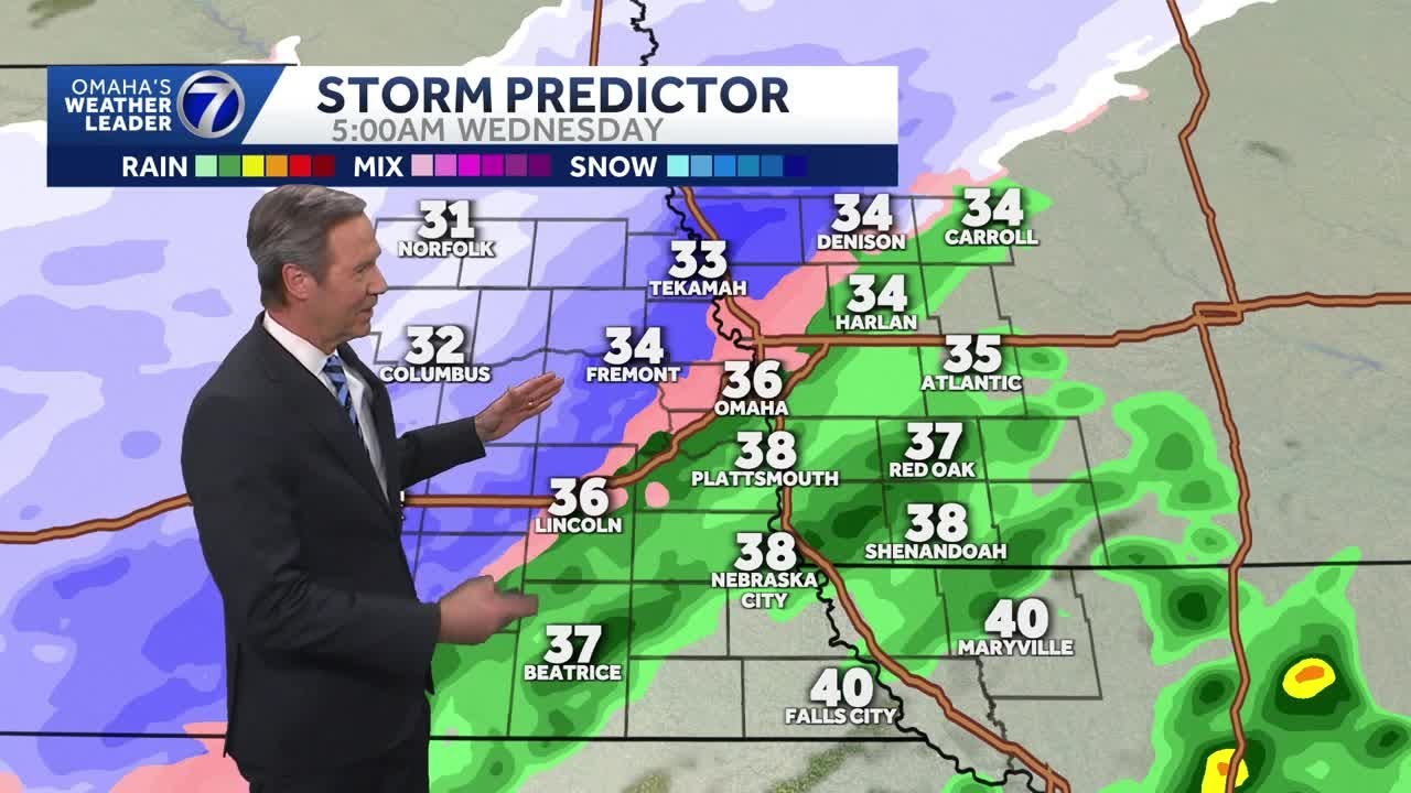 Snow possible morning drive for Omaha