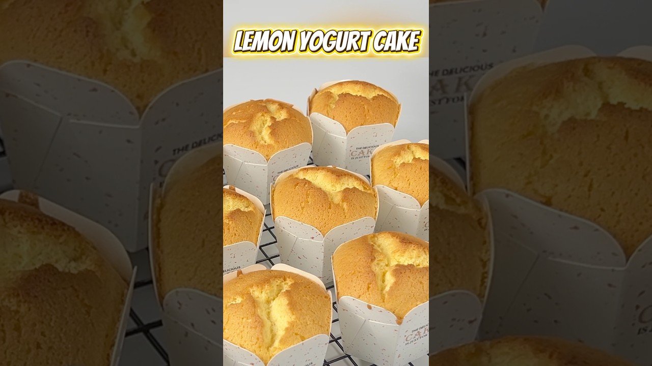 Lemon Yogurt Cake #easybaking #cake #baking