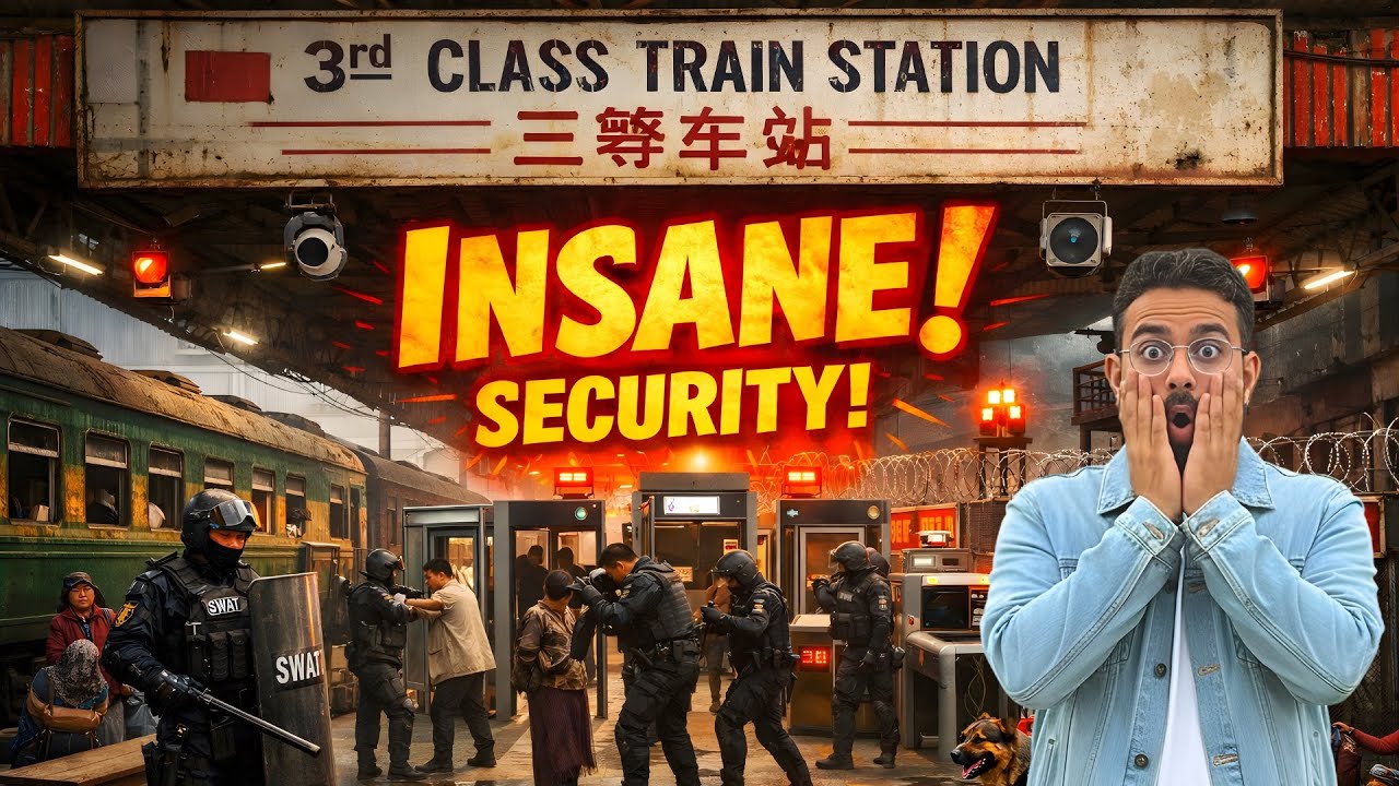 China&rsquo;s &ldquo;Third Class&rdquo; Railway Station with World-Class Security 😳😱 | Pakistani in China 🇵🇰🇨🇳