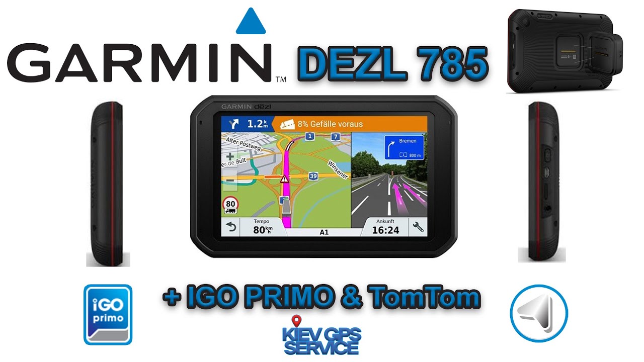Посылка с Катовице - GARMIN DEZL 785 обновление карт Европы и установка IGO PRIMO 2022Q2, TomTom NDS