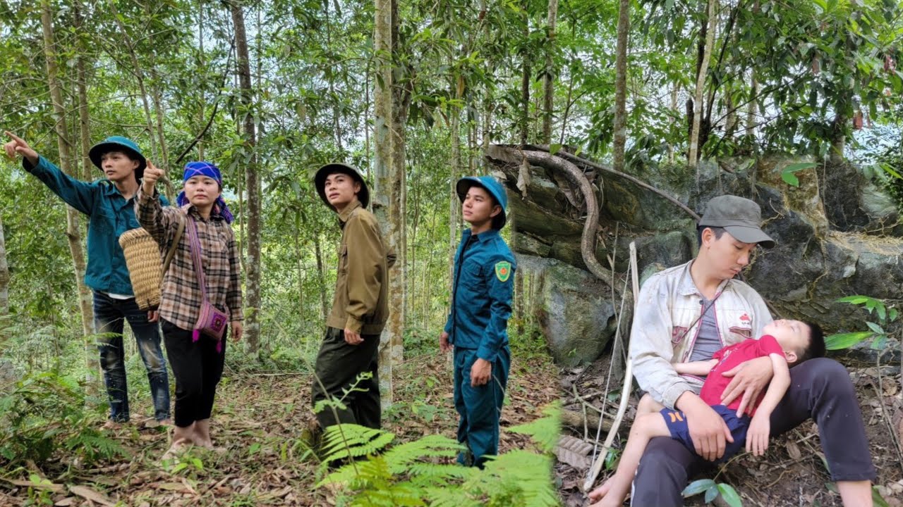Single mother: Trying to find her lost child in the forest, local authorities and good people help