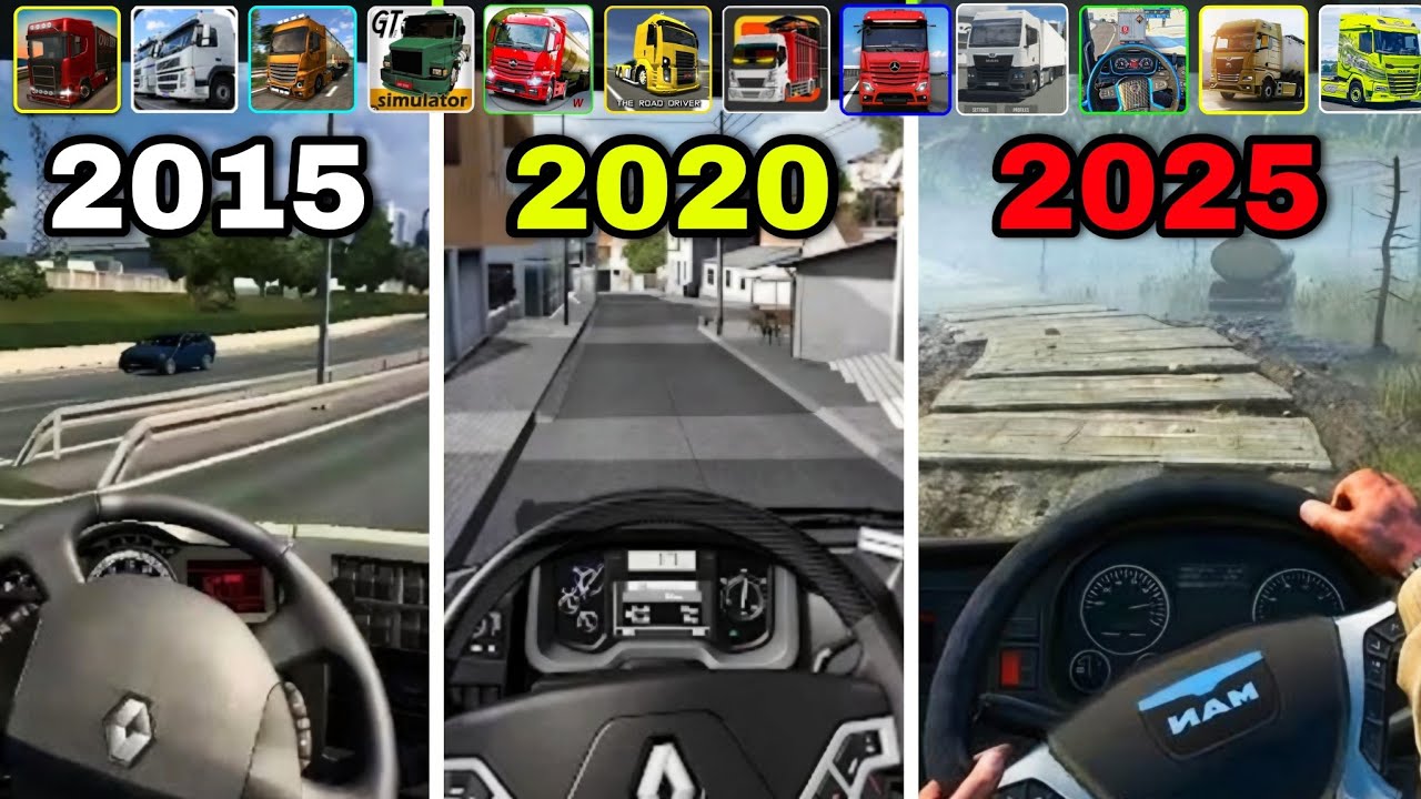 Эволюция мобильных игр-симуляторов грузовиков (2015–2025)