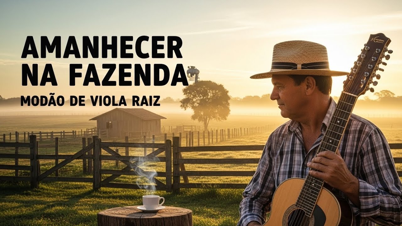 AMANHECER NA FAZENDA — Modão de Viola Raiz (Oficial)