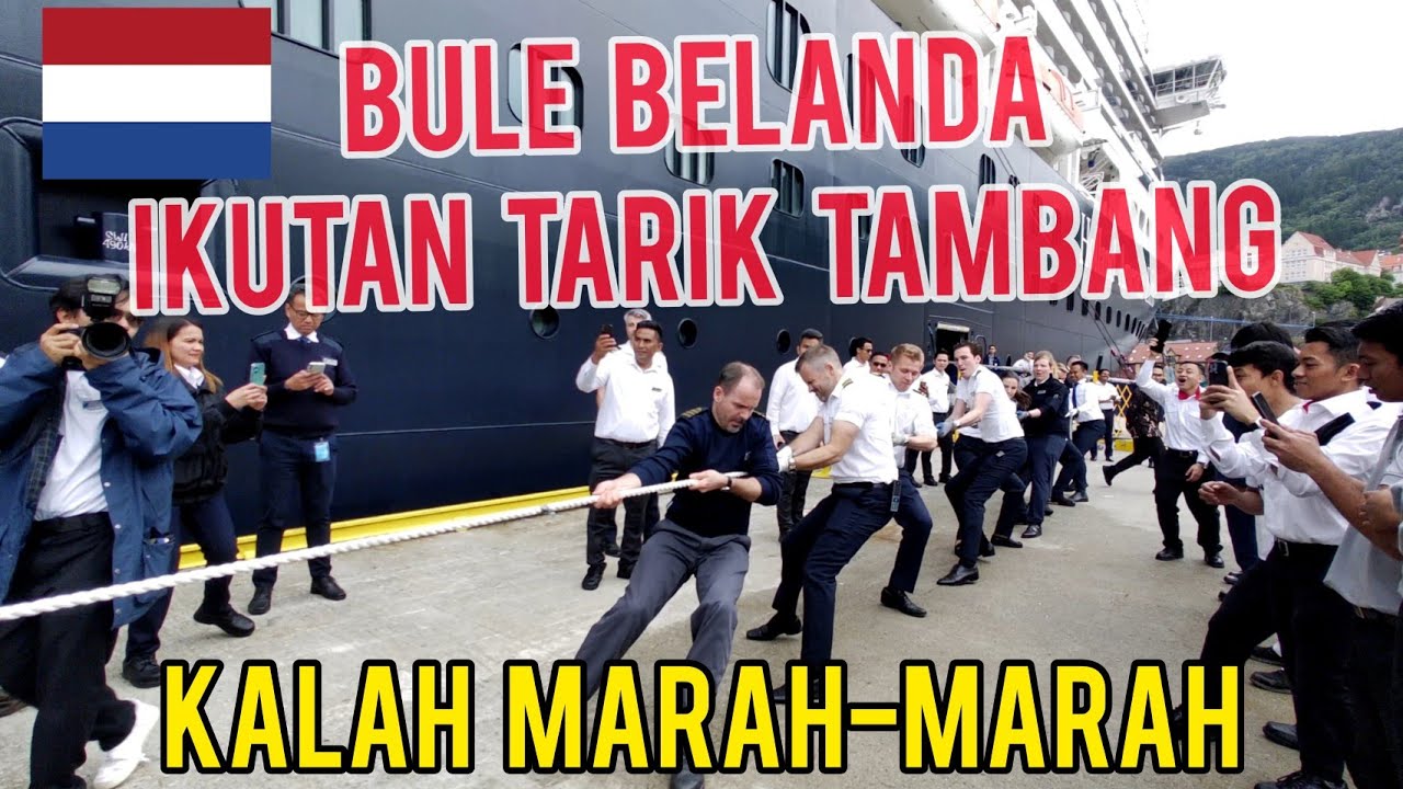 LOMBA AGUSTUS-AN TERGOKIL 2025‼️BULE BELANDA KALAH TARIK TAMBANG LAWAN ORANG INDONESIA