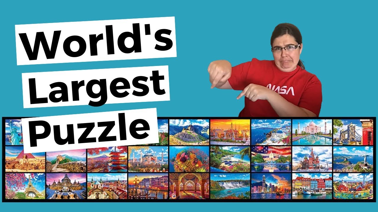 Completing the World's Largest Puzzles - 51,300 + 40,320 pieces - Tiny Wins with Destiny