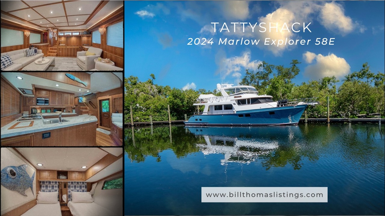 Обзор яхты Marlow Explorer 58E Tattyshack 2024 года | Моя любимая лодка, которую мы строим и продаем