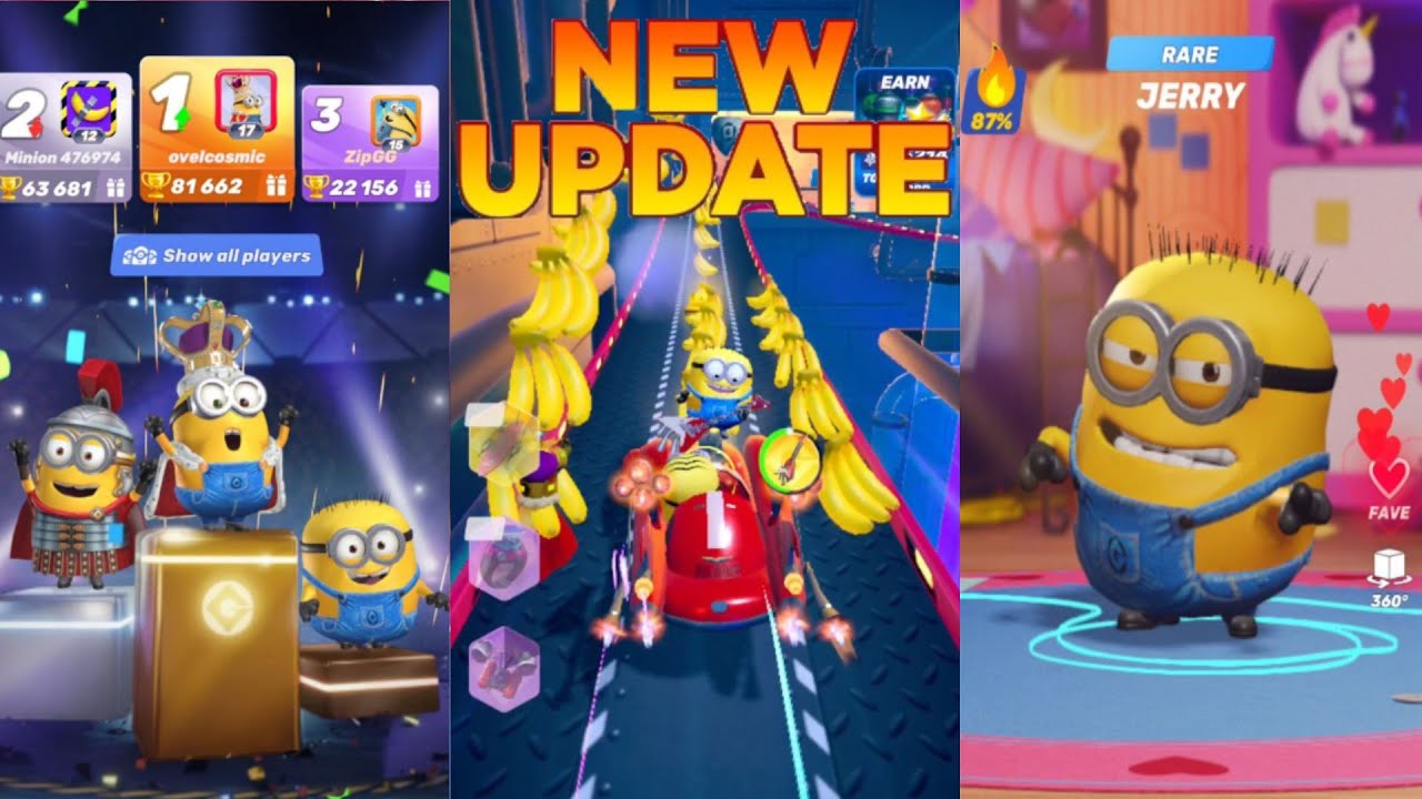 Jerry Minion rush 2 Unity update gameplay part 11 ios android