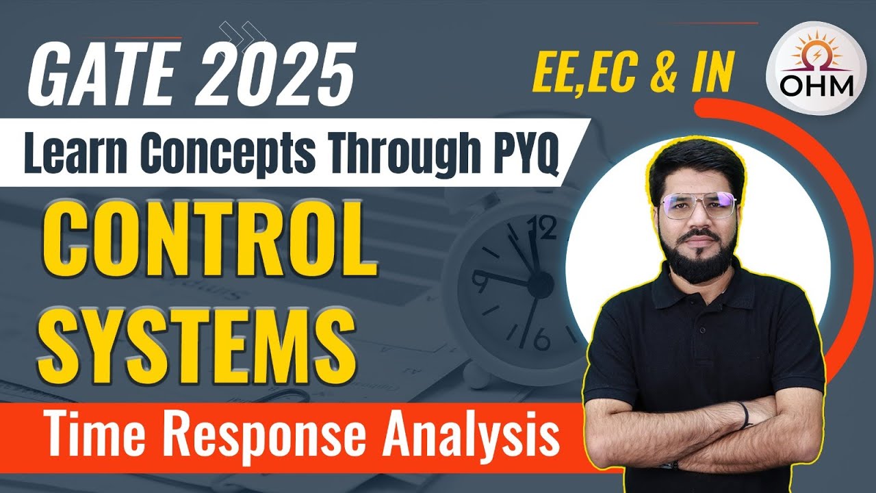 CONTROL SYSTEMS | Time Response Analysis | Previous Year Questions #gate2025 #gatequestions