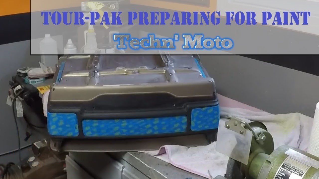 Rear Fender and Tour-Pak Prep for Paint | Painting a Harley #4