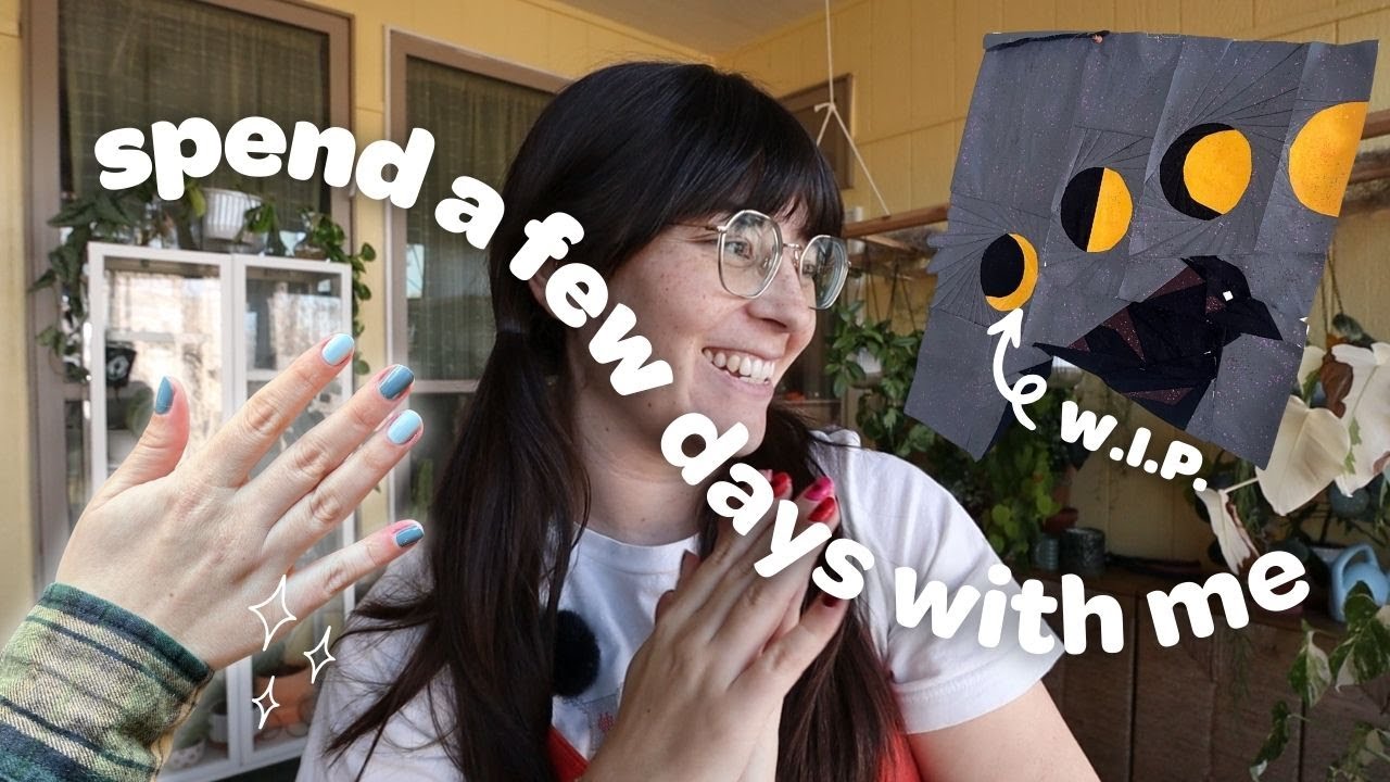 Видеоблог | Уход за комнатными растениями зимой, мои незаконченные поделки и домашний маникюр!