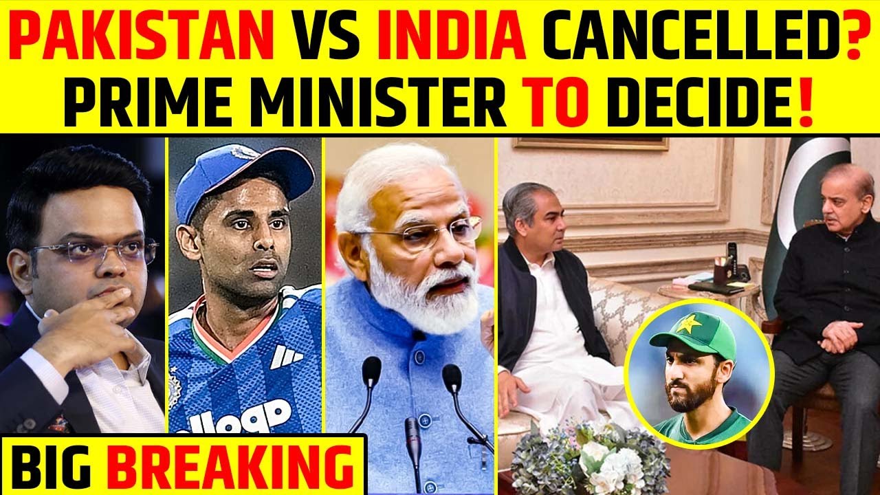 🔴BIG BREAKING: PAK VS INDIA CANCELLED? PM TO DECIDE! #t20worldcup #indvspak #pcb #bcci #jayshah