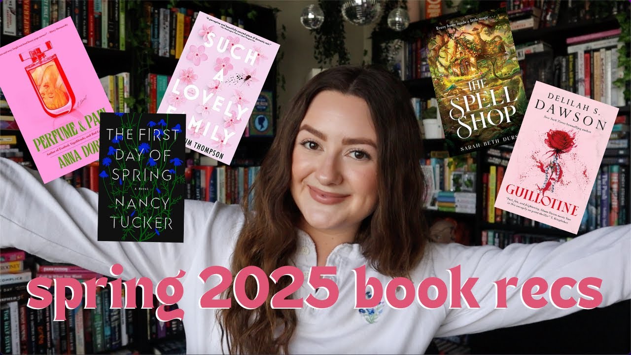 spring book recommendations 2025 | 12 underrated thriller, lit fic and horror recs with spring vibes