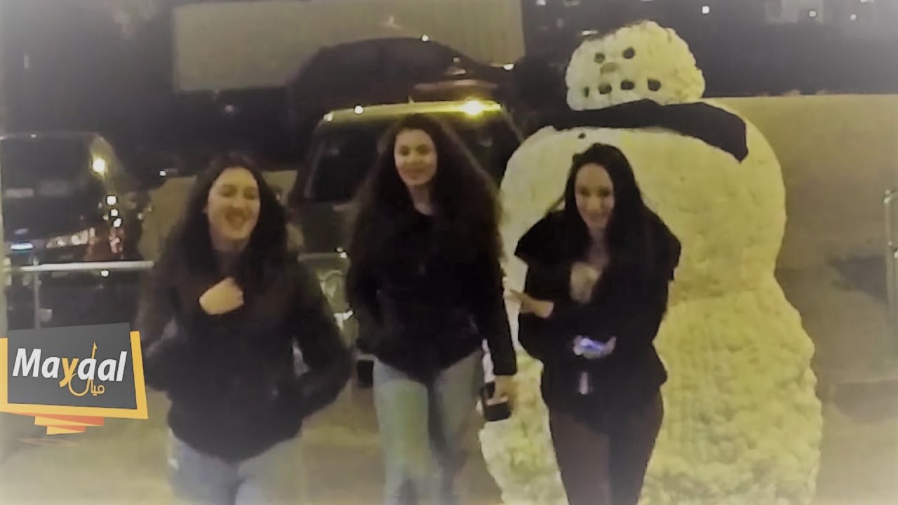 مقلب رجل الثلج المرعب في الاردن | Funny Scary Snowman Prank