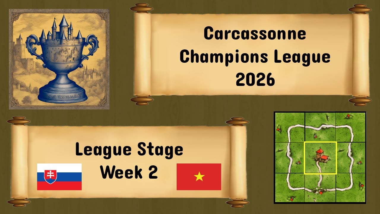 Carcassonne Champions League 2026 League Stage || Matej_11  -  portgard