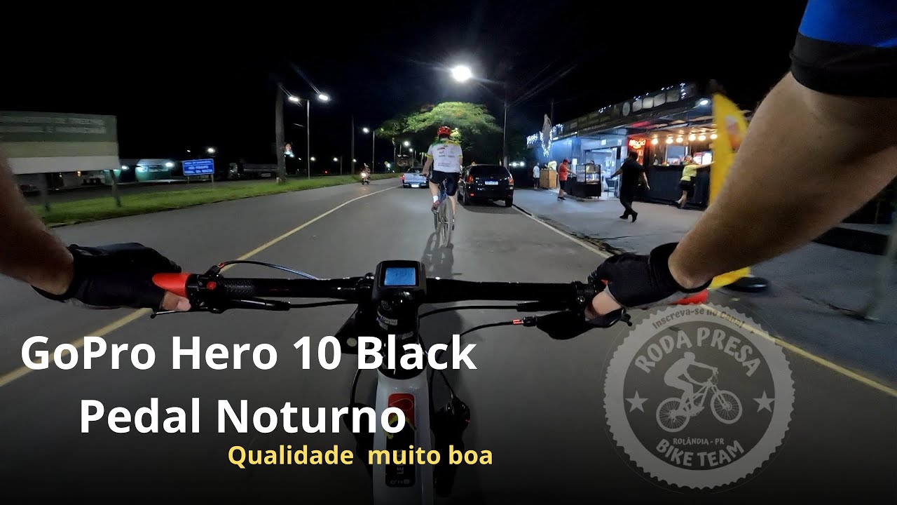 Gopro hero 10 Black Pedal Noturno /Roda Presa Mtb