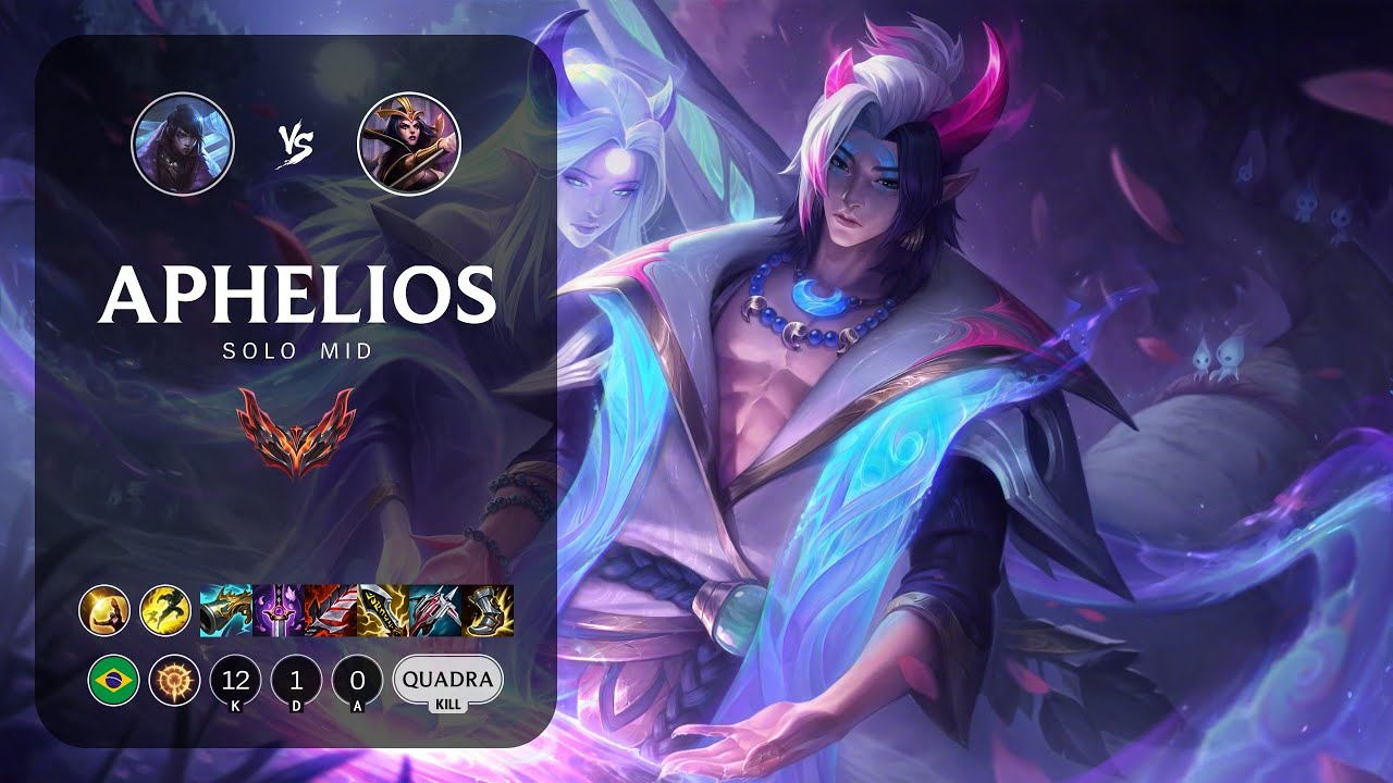 Aphelios Mid vs LeBlanc - BR Grandmaster Patch 14.2