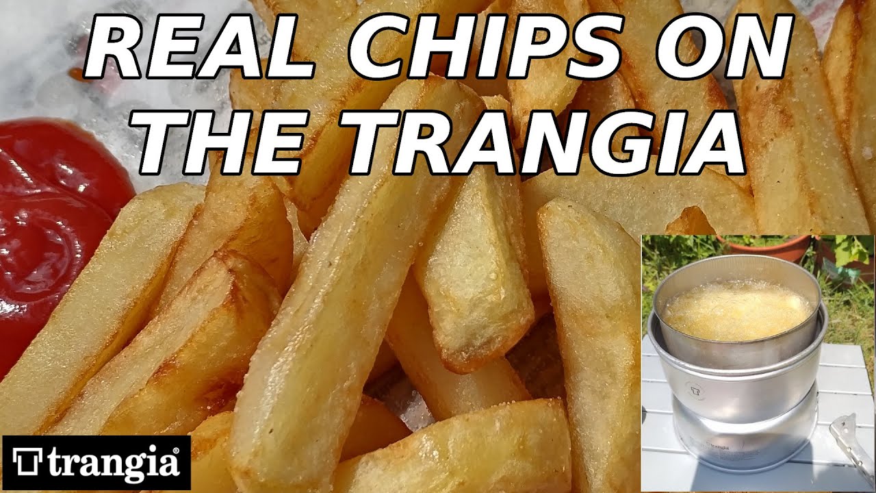 CHIPS on the TRANGIA 25 | #chips #trangia #fishandchips #fries #cookingoutdoors #frenchfries