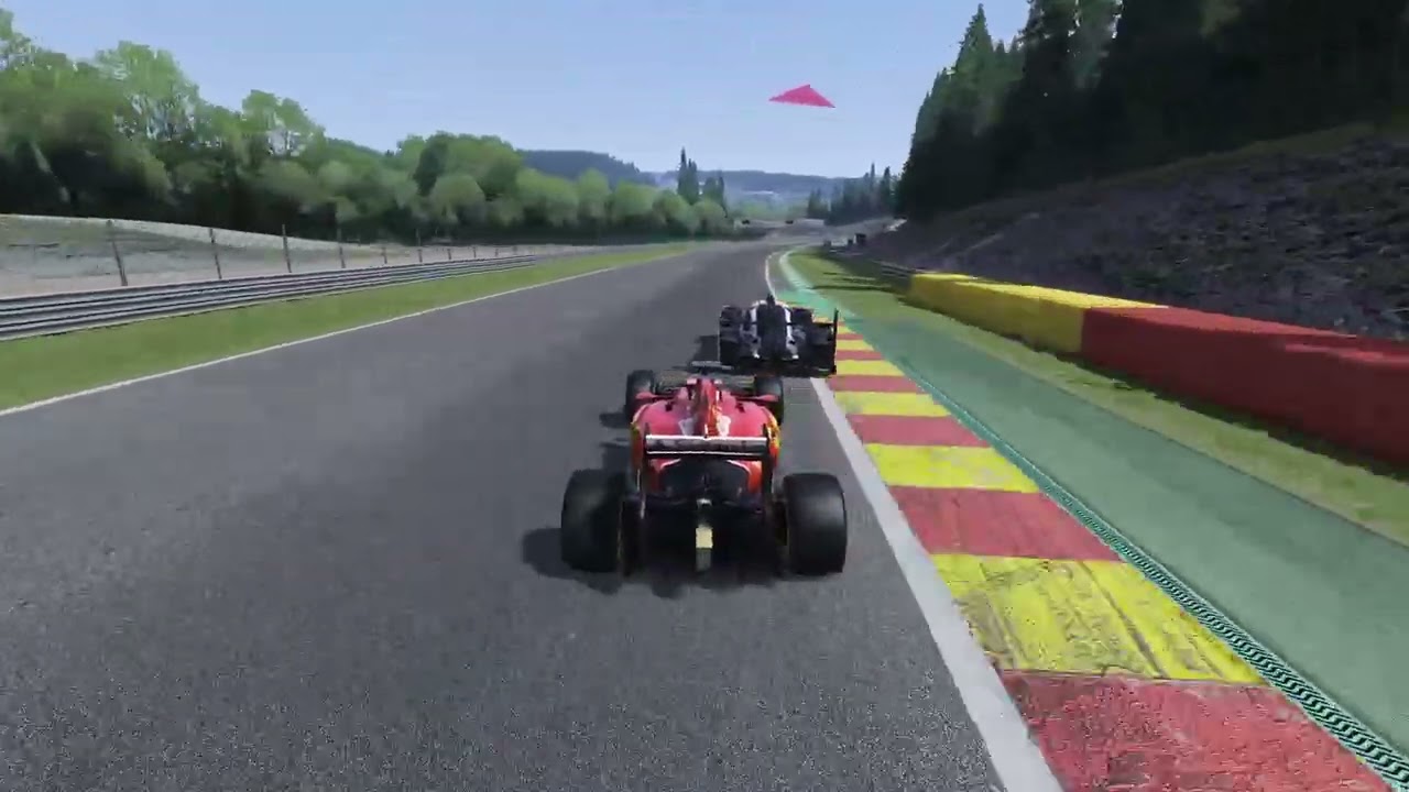 Será que o melhor LMP ganharia do pior f1 do assetto Corsa? Corrida em Spa