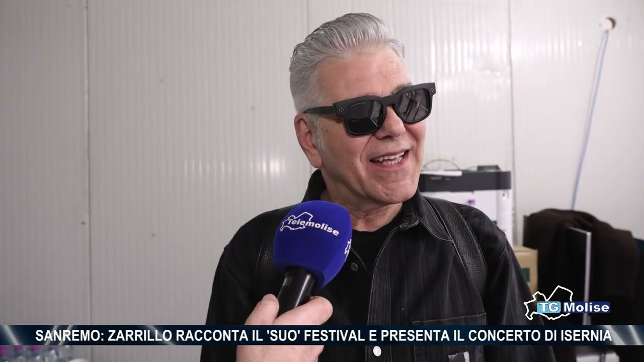Sanremo: Zarrillo racconta il 'suo' festival e presenta il concerto di Isernia