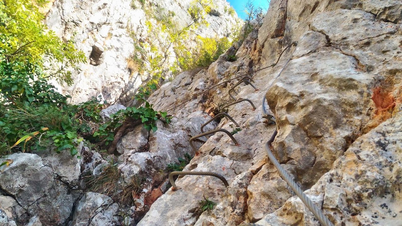 Climbing Full Route - Via Ferrata Peretele Zanelor - Vadu Crisului,jud. Bihor Romania GoPro HD