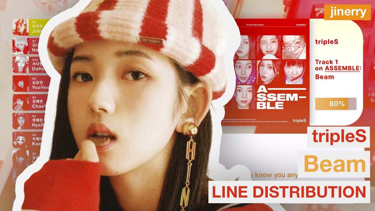 tripleS - Beam ⇢ Line Distribution & Color Coded Lyrics