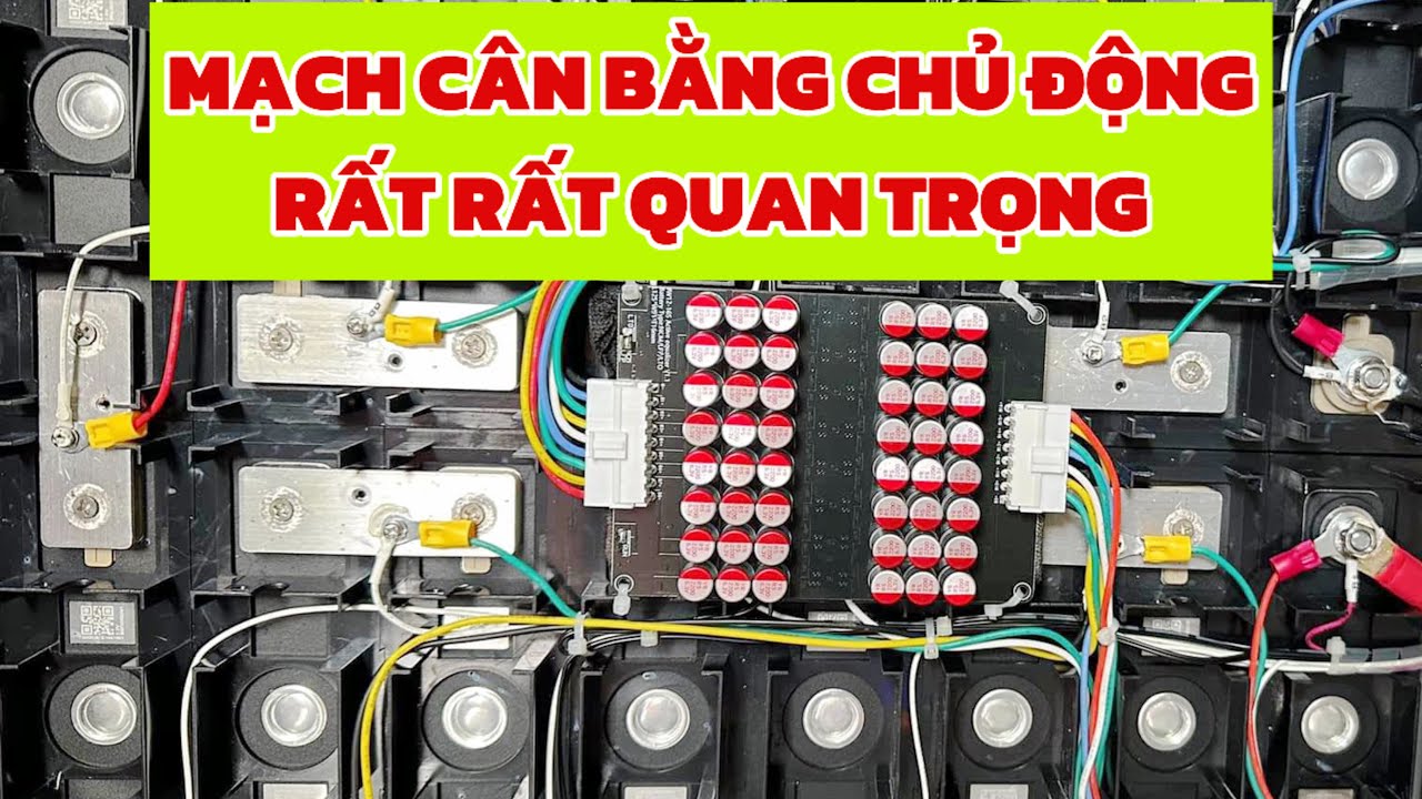 Thiếu mạch cân bằng 16s cho pin lifepo4 liệu pin có bền không