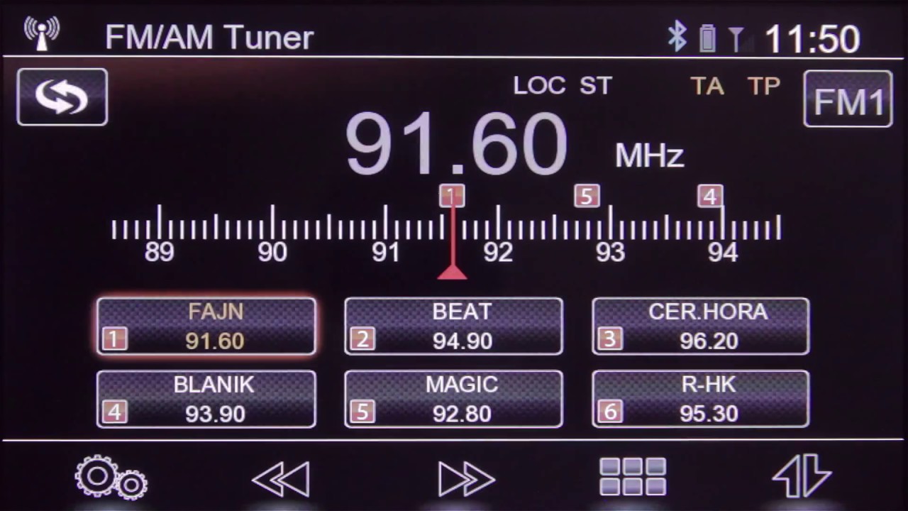 Xzent X-402 - Kapitola 2 - FM / AM / DAB+ tuner (rádio)