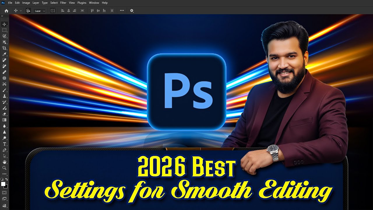 Photoshop Lag & Freeze Fix 🔥 Best Settings for Smooth Editing 2025