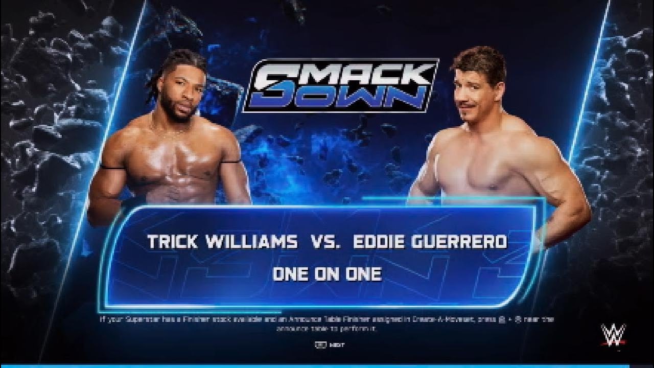 WWE2K25 - Dream Match - Trick Williams vs Eddie Guerrero - PS5 Gameplay