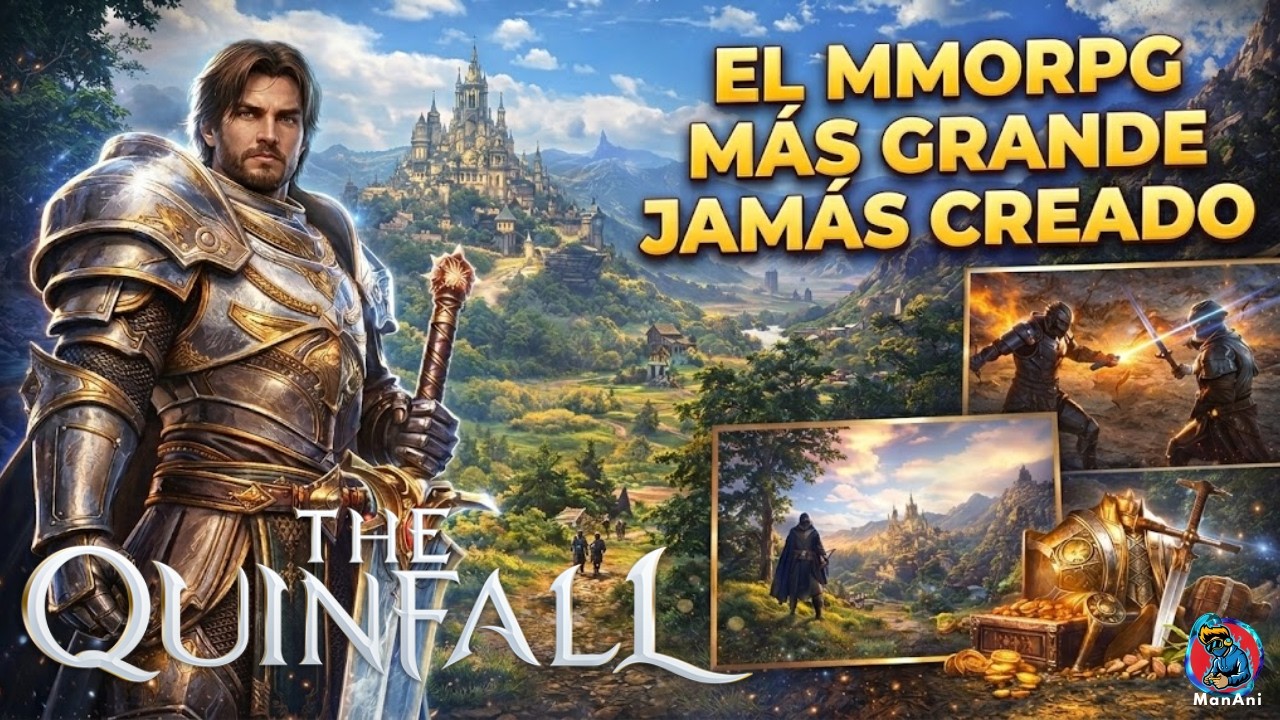 The Quinfall El MMORPG con 16 PROFESIONES y Econom&iacute;a incre&iacute;ble | descubriendo MMO #7