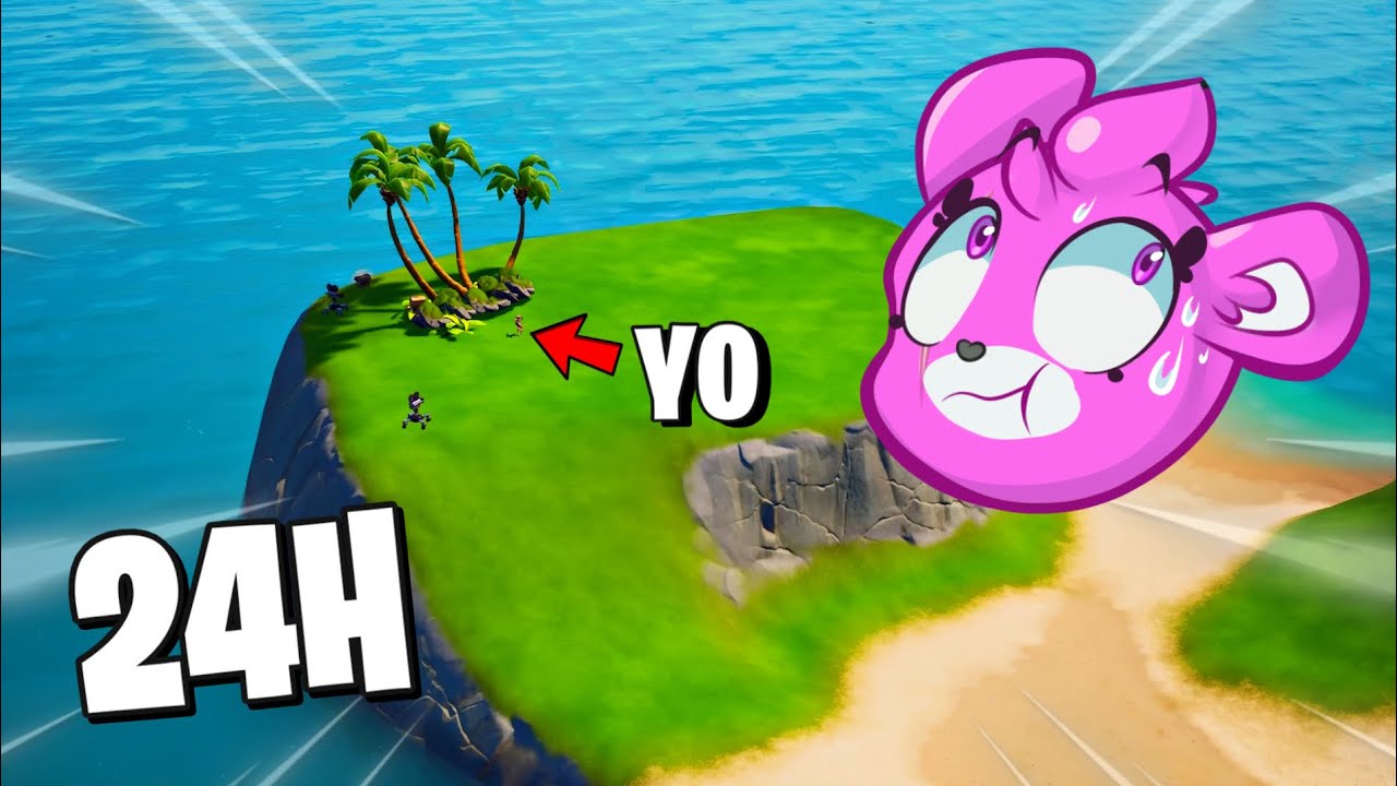 ¡24 HORAS ATRAPADOS EN UNA ISLA EN MEDIO DEL OCÉANO! 😥 Aquí no hay quien viva Fortnite 347