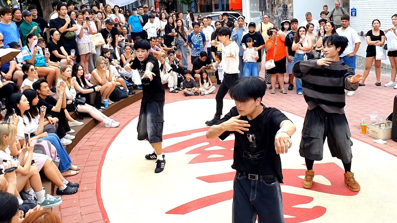 [STREET ARTIST] ONE OF. WITH AUDIENCE. INTERACTIVE HONGDAE BUSKING. 240728.