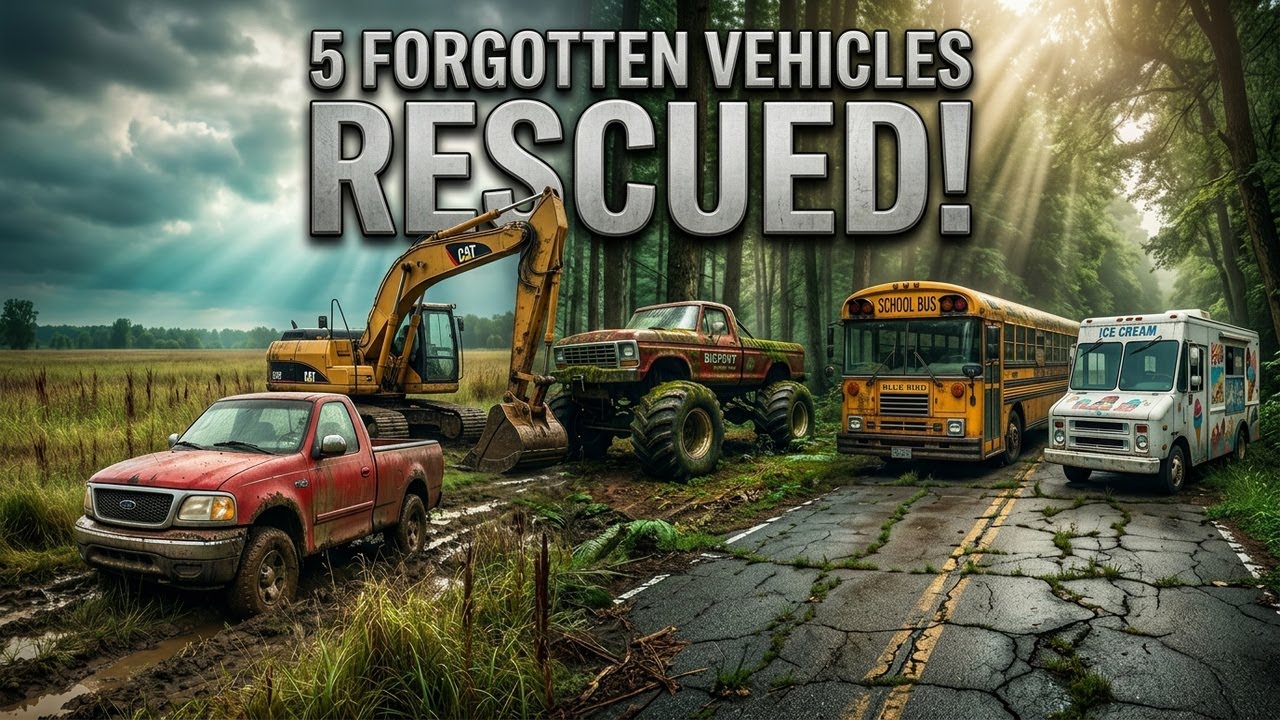 Rescuing 5 Forgotten Vehicles Left to Rot for Years