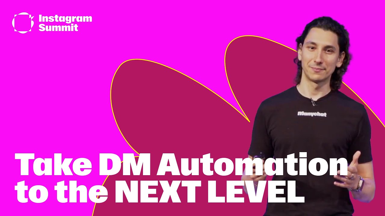 Take DM Automation to the NEXT LEVEL 🚀 | Manychat CEO Mike Yan, Instagram Summit 2024