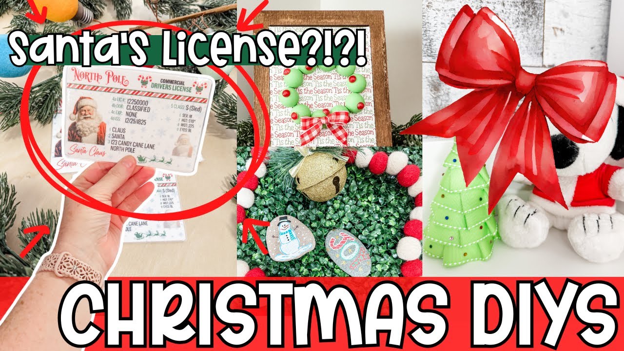 🎅🏻Я НАШЕЛ ВОДИТЕЛЬСКИЕ ПРАВА САНТЫ! Рождественские поделки своими руками, которые стоит попробова...