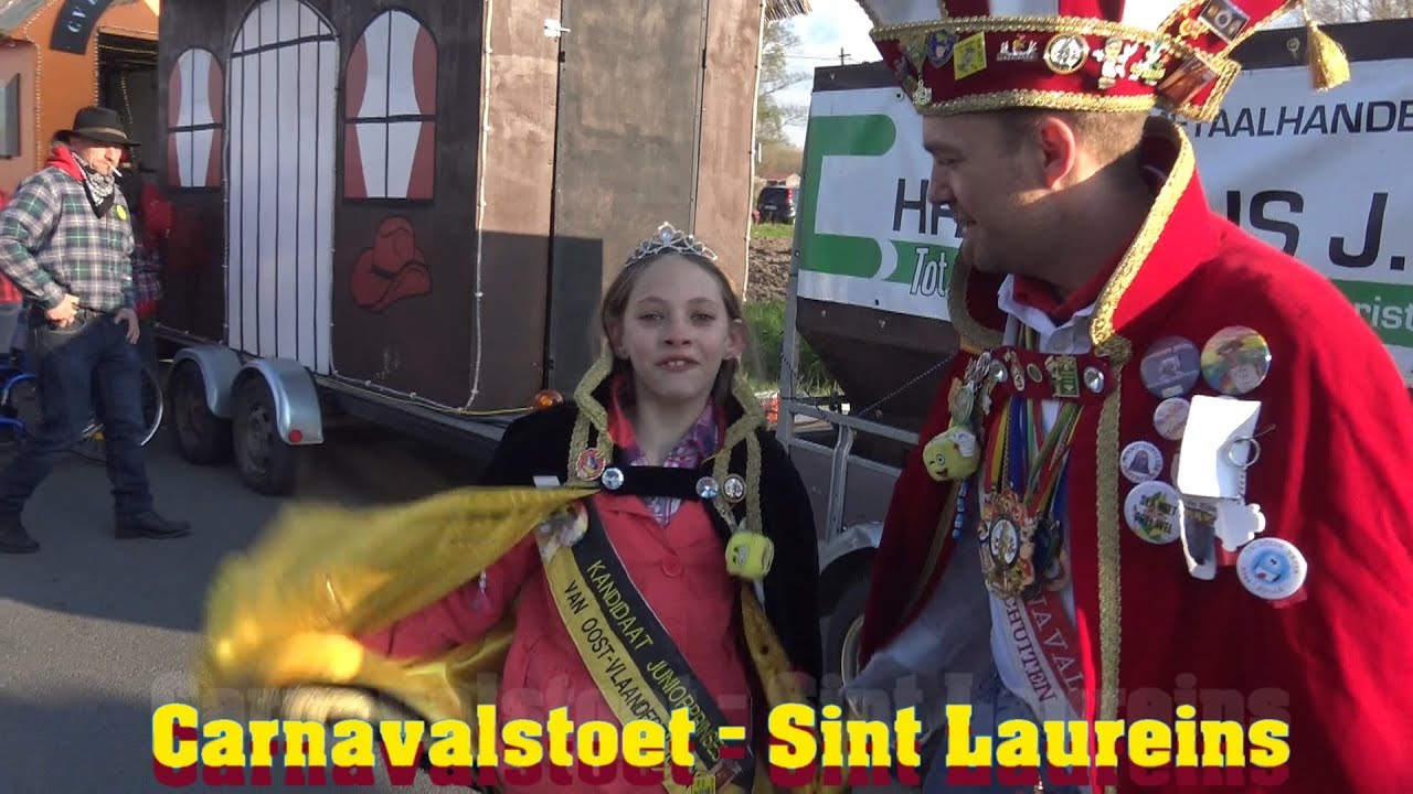 de volledige carnavalstoet van sint laureins