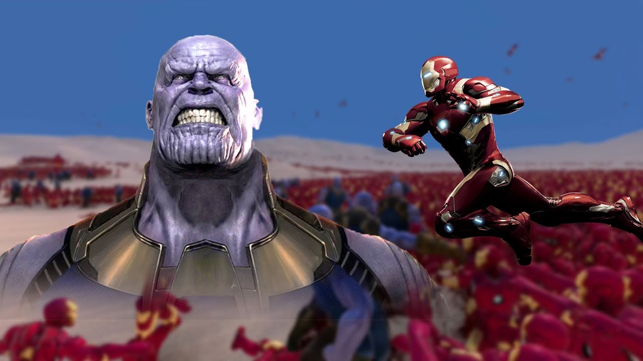 타노스  vs  아이언맨