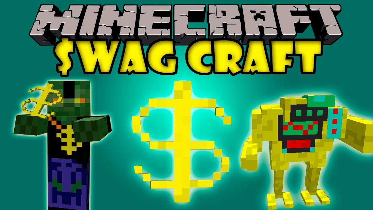 SWAG CRAFT MOD - $wag & Yolo mod!! - Minecraft mod 1.6.4 Review ESPAÑOL