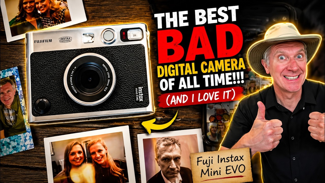 The Best Bad Digital Camera of All Time!!! Fuji Instax Mini EVO
