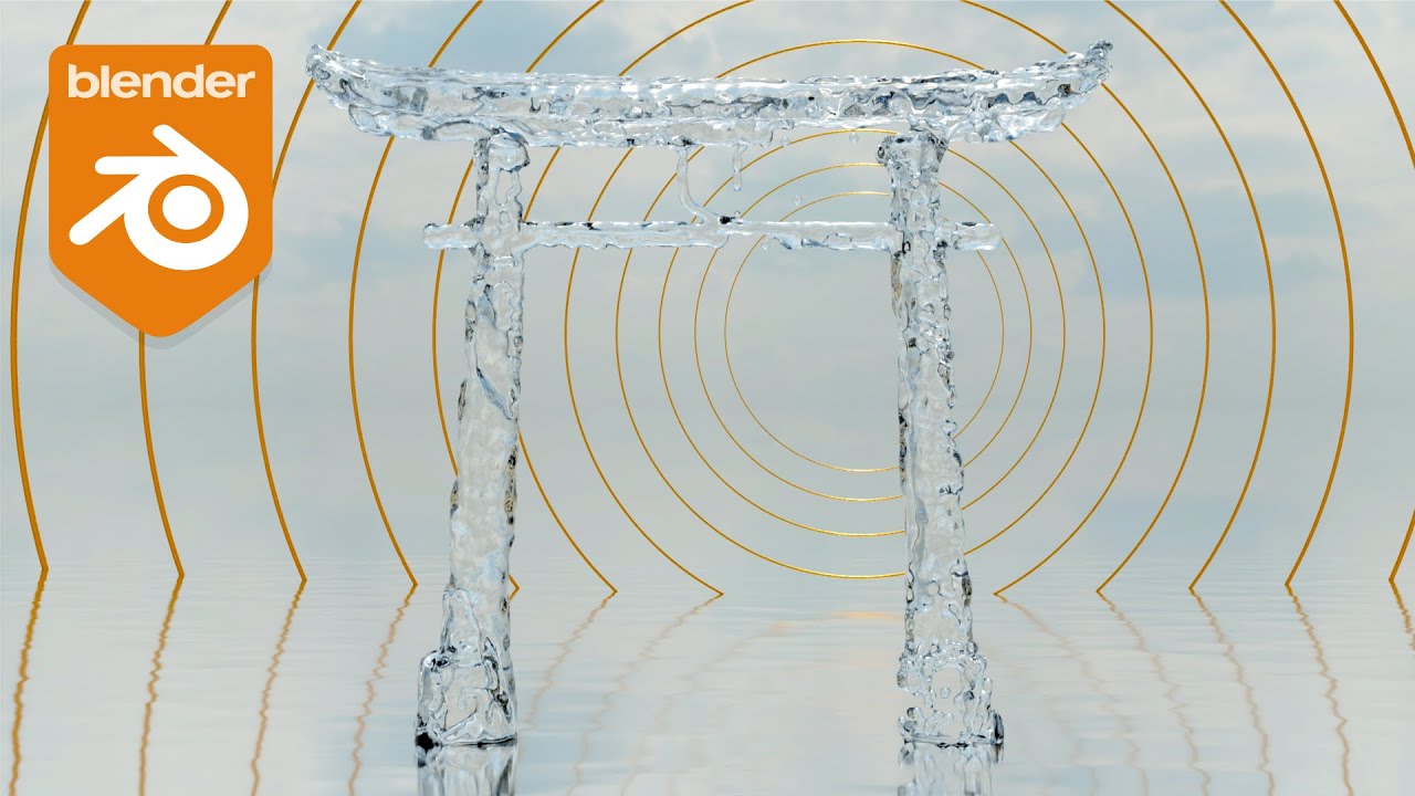 Water Filling Invisible Volume [Blender Tutorial]