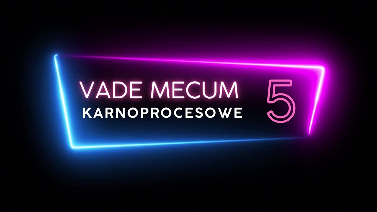 VadeMecum Karnoprocesowe Pawellasa - dział 5