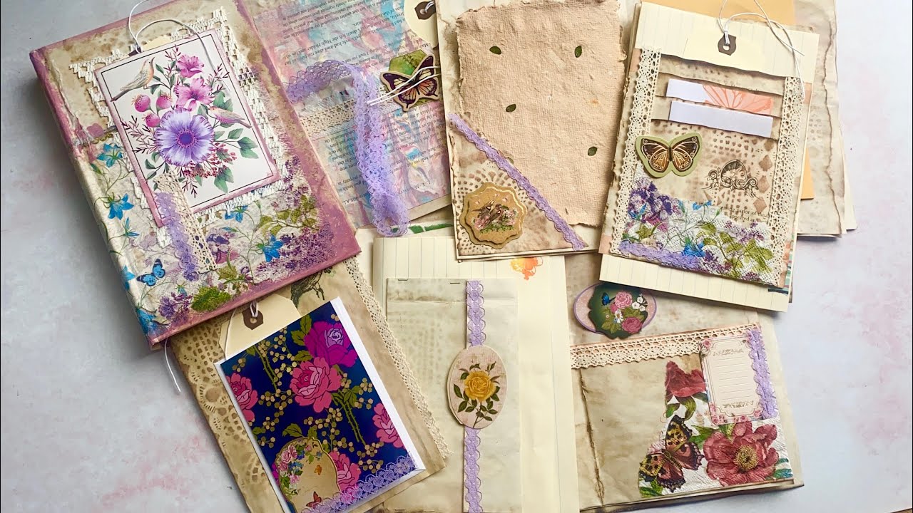junk journal page ideas // dollar tree junk journal challenge