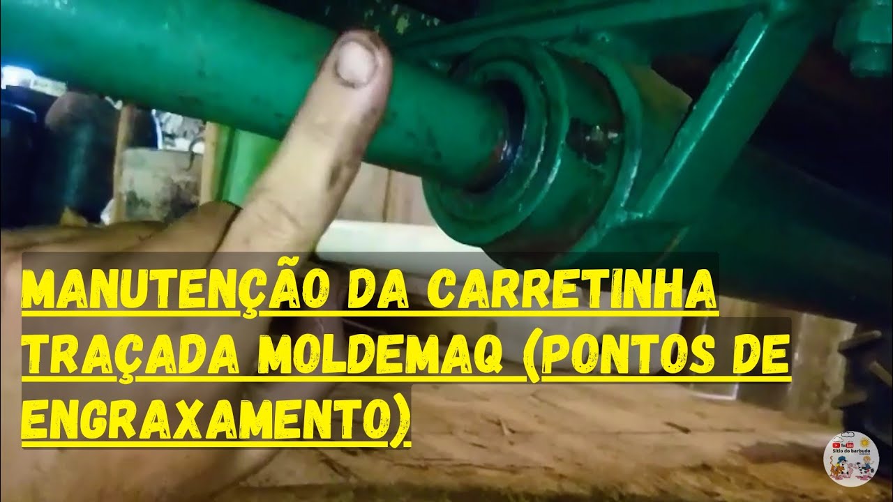 Engraxamento carretinha  traçada MOLDEMAQ #vidanaroça #vidanocampo #yanmar #microtrator
