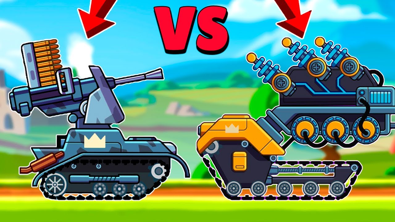 ТАНК ЗЕНИТКА против БАТАРЕИ! КАКОЙ ТАНК ЛУЧШЕ? Танки Hills of Steel